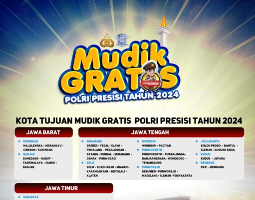 Mulai Rabu Ini Polri Buka Pendaftaran Mudik Gratis
