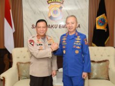 Perkuat Keamanan Perairan, Kakorpolairud Baharkam Polri Kunjungi Polda Maluku