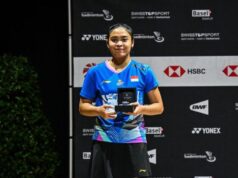 Gregoria Mariska Tunjung Runner Up Bulu Tangkis Tunggal Putri Swiss Open 2024