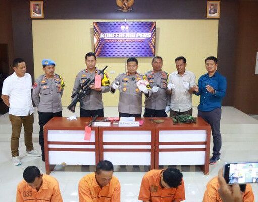 Mantan Tentara Terlibat Kepemilikan Senpi Rakitan Dan Uang Palsu Di Lampung Timur