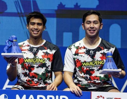 Kalahkan Malaysia, Ganda Putra Indonesia Sabar/Reza Juarai Spain Masters 2024