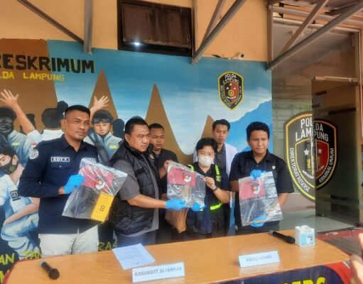 Ditreskrimum Polda Lampung Lumpuhkan Pelaku Pencurian Bersenjata Api Asal Lampung Timur