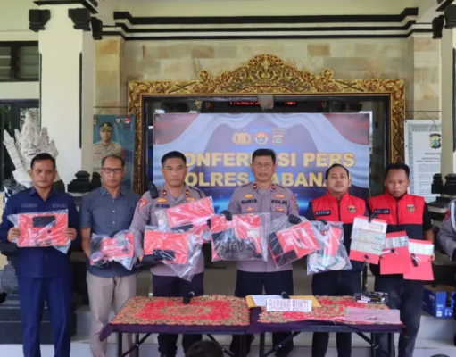 Polres Tabanan Sita 1, 93 Gram Sabu dan 2,11 Gram Hasis dan Amankan 7 Tersangka