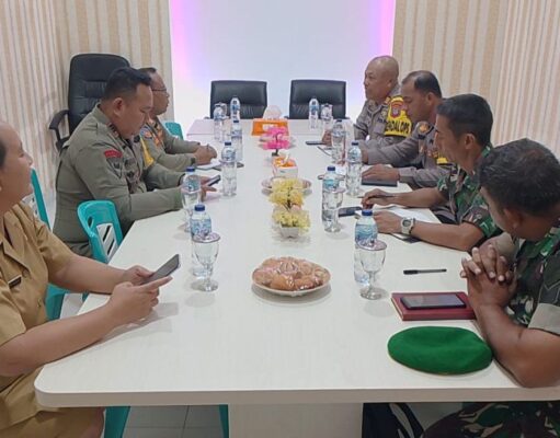 Polres Kepulauan Talaud Gelar Rapat Koordinasi Lintas Sektoral Ops Ketupat Samrat 2024
