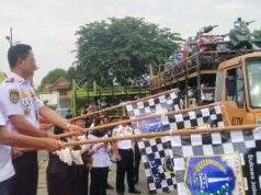 335 Sepeda Motor Diberangkatkan Mudik Gratis dari Terminal Pulogadung