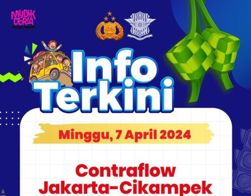 Polisi Berlakukan Contraflow Tol Jakarta-Cikampek