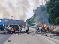 Tabrakan Beruntun di Km 58 Tol Cikampek, Polisi Mengevakuasi 9 Kantong Jenazah