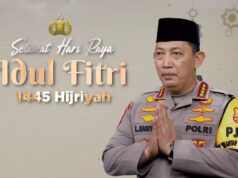 Kapolri: “Selamat Idul Fitri 1445 H, Lebaran Momen Perkuat Kebersamaan Membangun Bangsa”