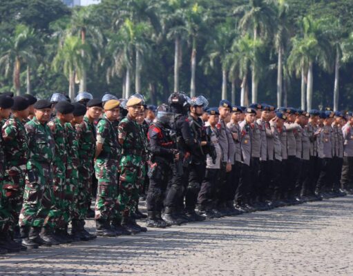 3.643 Personil Gabungan TNI – Polri Siap Amankan Aksi Unjuk Rasa Hari Ini