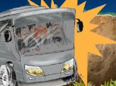 Kecelakaan Bus Terguling, 8 Orang Dilarikan ke Rumah Sakit