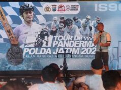 Peringati HUT Bhayangkara Ke – 78, Polda Jatim Gelar Tour de Panderman
