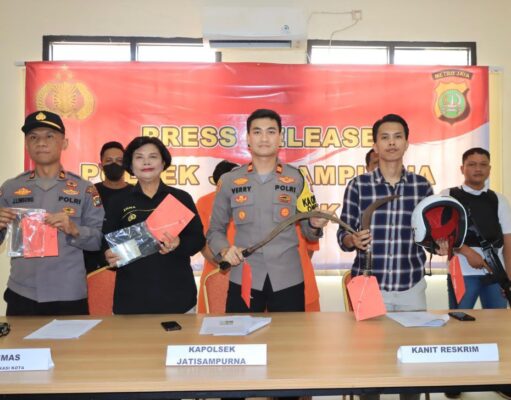 2 Begal Sadis Bercelurit Dibekuk Polsek Jatisampurna, 1 Masih Buron