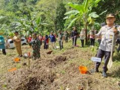 Peringati Hari Bumi, Kapolres Palopo Ikut Serta Penanaman Pohon Secara Serentak