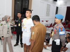 453 Pendaftar Online Terverifikasi Ikuti Rikmin Awal Casis Bintara PTU T.A. 2024 di Pabanrim Polresta Jambi