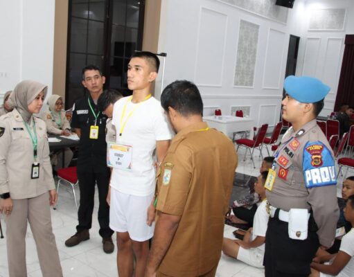 453 Pendaftar Online Terverifikasi Ikuti Rikmin Awal Casis Bintara PTU T.A. 2024 di Pabanrim Polresta Jambi