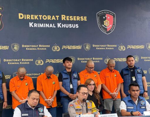 Polda Metro Jaya Tangkap Empat Tersangka Judi Online