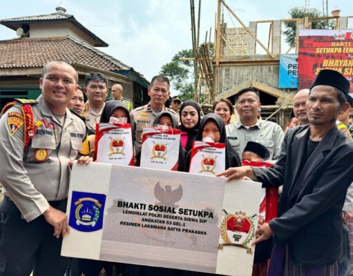 Setukpa Lemdiklat Polri Komitmen Bantu Pendidikan Di Desa Cibeurih