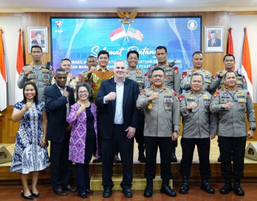 Pererat Hubungan Kerja, Dankorbrimob Terima Kunjungan DSS ATA Kemenlu Amerika Serikat