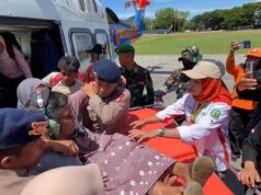 Bencana Banjir Bandang, Kapolda Sulsel Berhasil Evakuasi Ibu Hamil dengan Helikopter