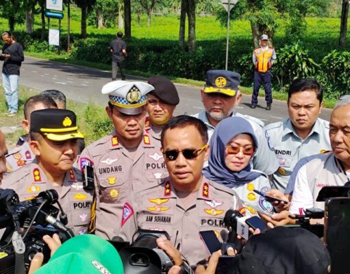 Kakorlantas Polri Turun Langsung ke Lokasi Kecelakaan Bus Siswa SMK Lingga Kencana Depok