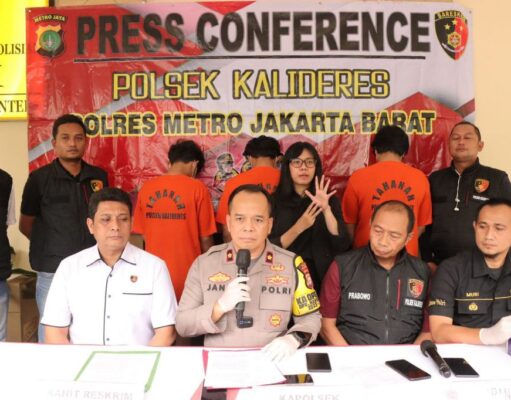 Polsek Kalideres Tangkap Tiga Pemuda Pelaku Pemerasan Modus Kencan Palsu di Michat