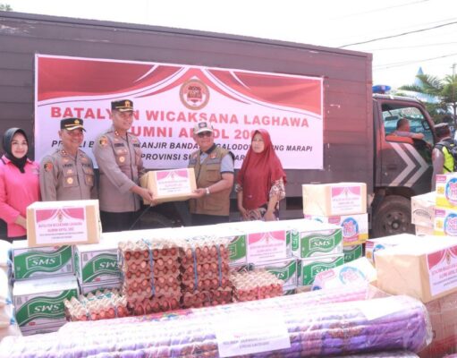 Alumni Akpol 2002 Batalyon Wicaksana Laghawa Peduli Bencana