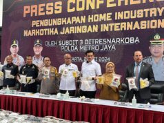 Pabrik Narkoba di Bogor digrebeg Polda Metro