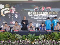 Polda Jateng Ungkap Kasus Penadahan Motor Transnasional