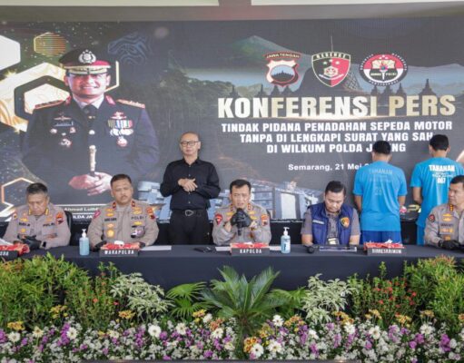 Polda Jateng Ungkap Kasus Penadahan Motor Transnasional