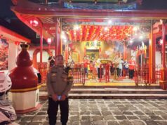 Polsek Sidomukti Pengamanan Sembahyangan Hari Raya Tri Suci Waisak 2568 BE 2024