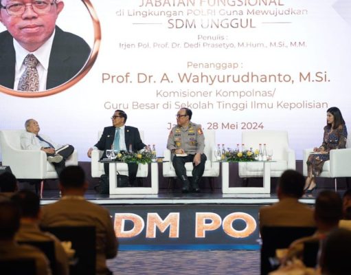 Bedah Buku As SDM Polri: “Meritokrasi Jabatan Fungsional di Lingkungan Polri guna Mewujudkan SDM Unggul”